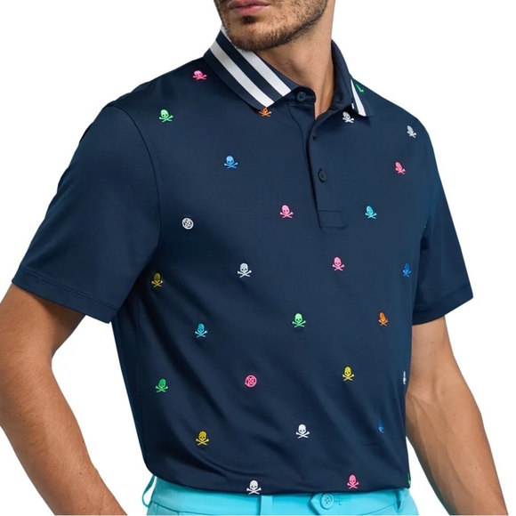 G/FORE Men's Embroidered Tech Jersey Polo 125th U.S. open Oakmont polo - Picture 10 of 10
